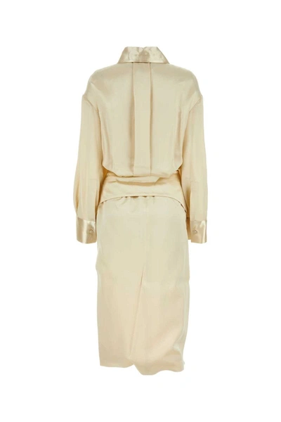 Shop Attico The  Dress In Ivory