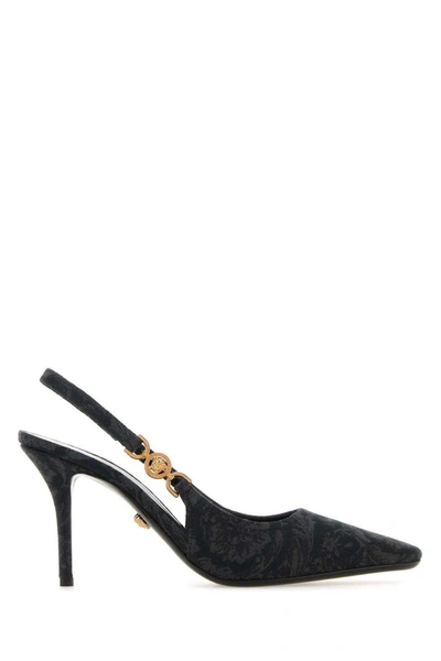 Shop Versace Heeled Shoes In Printed