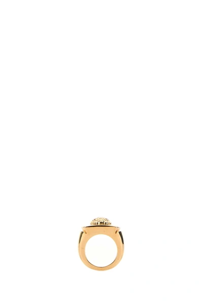 Shop Versace Rings In Gold