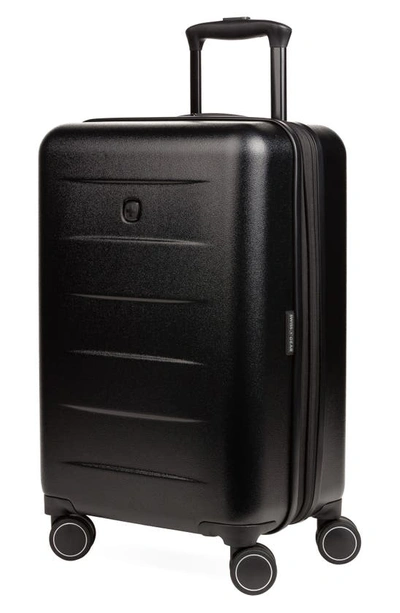 Shop Swissgear 19.75" Expandable Spinner Suitcase In Black