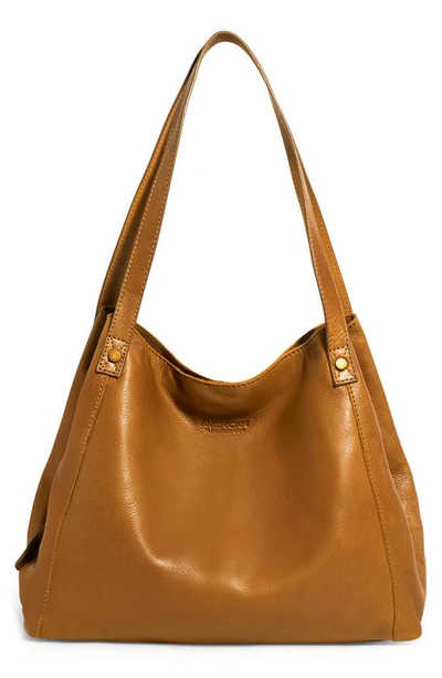 Shop American Leather Co. Liberty Shopper Bag In Cafe Latte Smooth