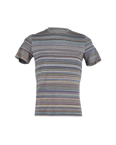 Shop Missoni Striped T-shirt In Multicolor Cotton