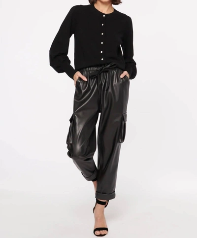 Cami Nyc Addy Vegan Leather Pant In Black