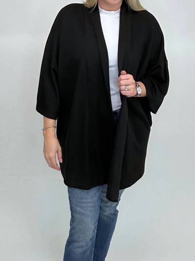 Before You Scuba Modal Cardigan In Black In Black