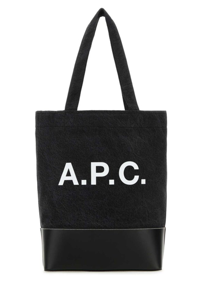 Shop Apc A.p.c. Axelle Tote Bag In Black