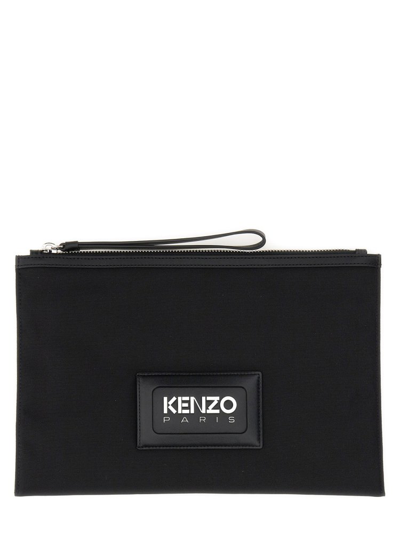 Shop Kenzo Logo In Black