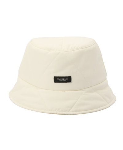 Shop Kate Spade Women's Sam Quilted Bucket Hat In Black