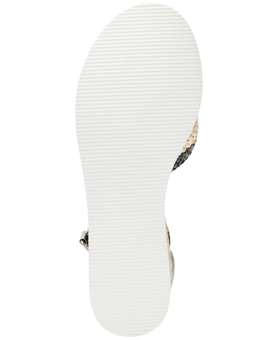 Shop Dv Dolce Vita Women's Odell Crossband Flatform Espadrille Wedge Sandals In White