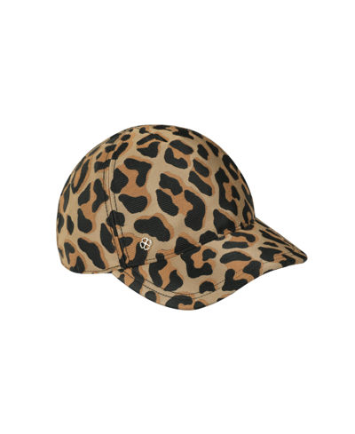 Shop Kate Spade Women's Leopard Brocade Baseball Hat In Natural