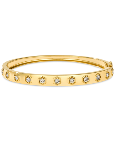 Shop Le Vian Nude Diamond Bangle Bracelet (1 Ct. T.w.) In 14k Gold (also Available In Rose Gold Or White Gold) In K Honey Gold Bangle