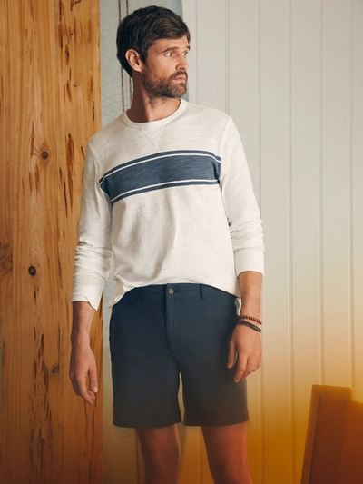 Faherty Belt Loop All Day Shorts (7") In Dark Blue Nights