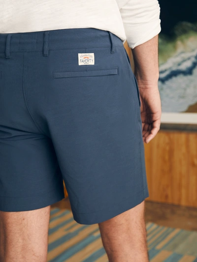 Faherty Belt Loop All Day Shorts (7") In Dark Blue Nights