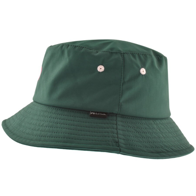 Shop Paul Smith Broad Zebra Bucket Hat Green