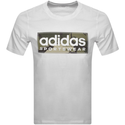 Shop Adidas Originals Adidas Sportswear Logo T Shirt White