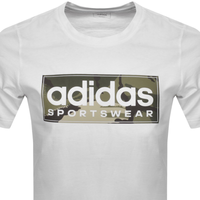 Shop Adidas Originals Adidas Sportswear Logo T Shirt White