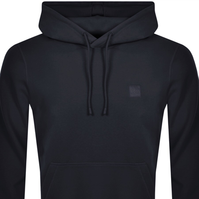 Boss Casual Boss Zetalky Full Zip Hoodie Navy In Navy