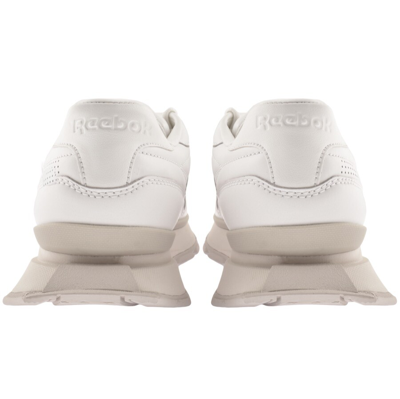 Reebok Classic Leather Trainers White In White