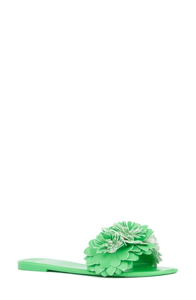 NEW YORK AND COMPANY NEW YORK AND COMPANY ANELLA 3D FLOWER SLIDE SANDAL 