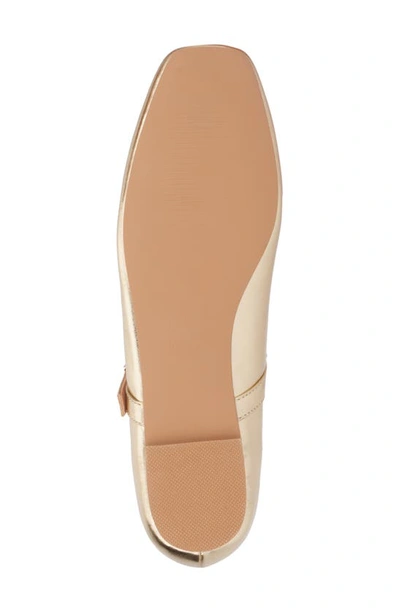 New York And Company Page Mary Jane Ballet Flat In Gold