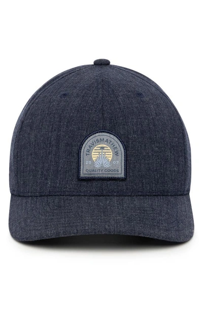 Travis Mathew Festival Baseball Cap In Dress Blues