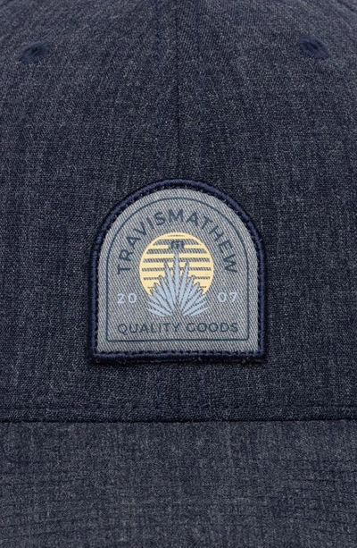 Travis Mathew Festival Baseball Cap In Dress Blues