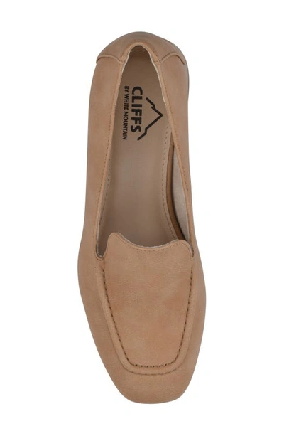 Shop Cliffs By White Mountain Quinta Loafer In Natural Grainy