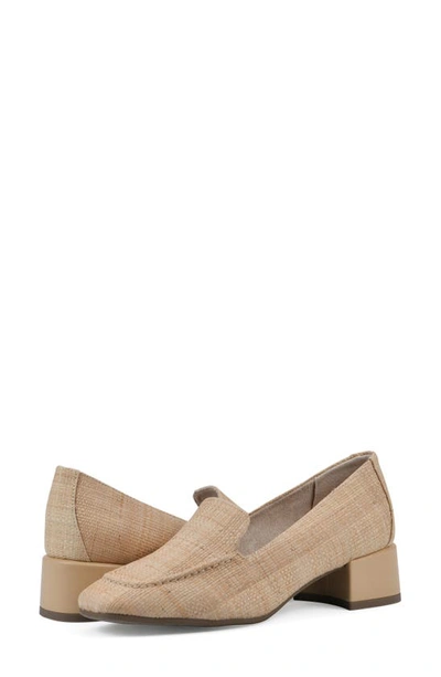 Shop Cliffs By White Mountain Quinta Loafer In Natural Raffia