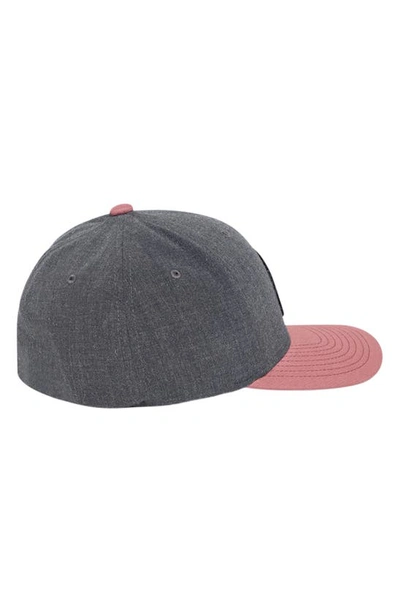 Travis Mathew Upsell Baseball Cap In Heather Grey Pinstripe