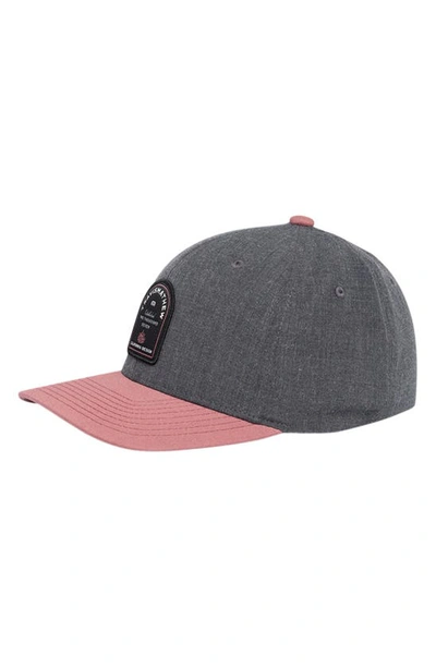 Travis Mathew Upsell Baseball Cap In Heather Grey Pinstripe