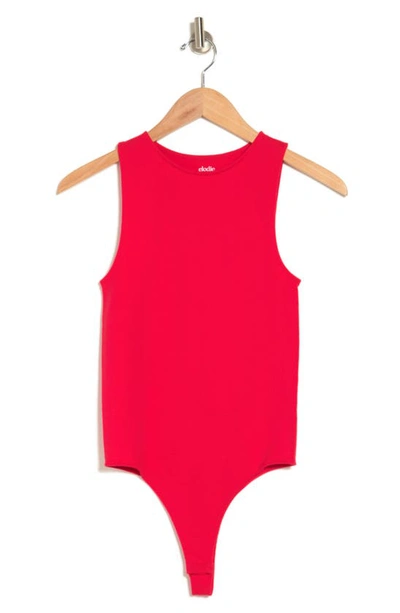 Shop Elodie Seamless Bodysuit In Red