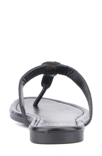 New York And Company Women's Adonia Flat Sandal In Black