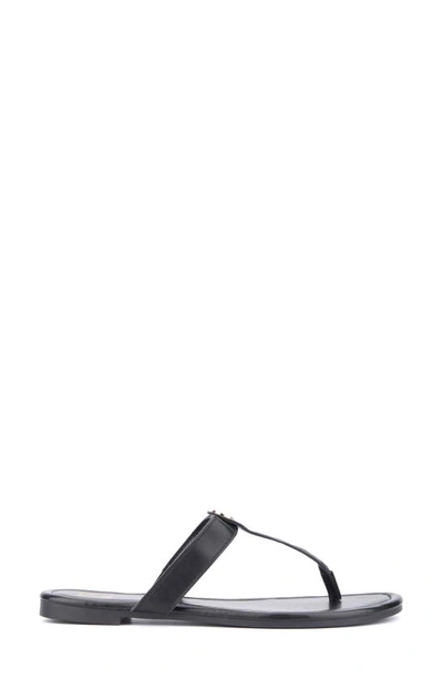 New York And Company Women's Adonia Flat Sandal In Black