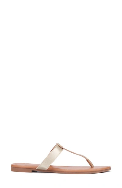New York And Company Women's Adonia Flat Sandal In Gold