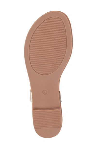 New York And Company Women's Adonia Flat Sandal In Gold