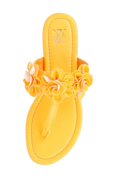 Shop New York And Company Liana Sandal In Orange Sorbet