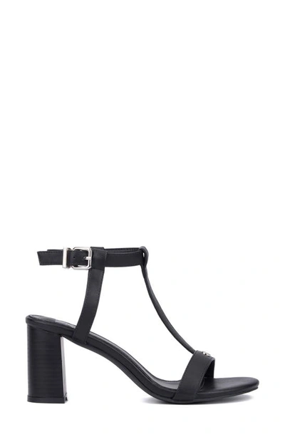 Shop New York And Company Livvy Block Heel Sandal In Black