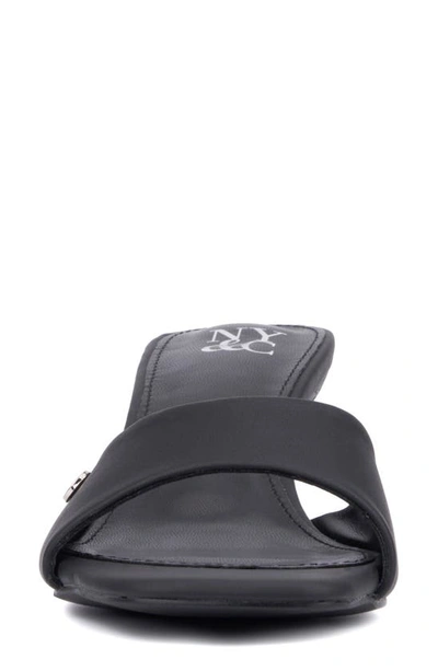 New York And Company Women's Gaia Kitten Heel Sandal In Black