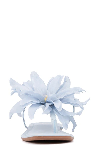 New York And Company Flora Sandal In Pastel Blue