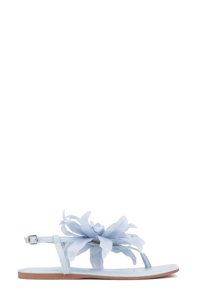 Shop New York And Company Flora Sandal In Pastel Blue