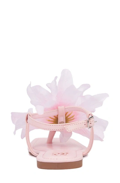 New York And Company Flora Sandal In Pastel Pink