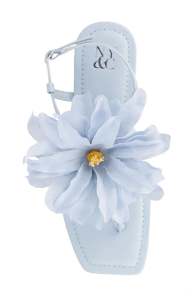 New York And Company Flora Sandal In Pastel Blue