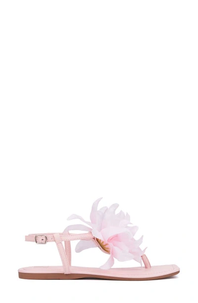 New York And Company Flora Sandal In Pastel Pink