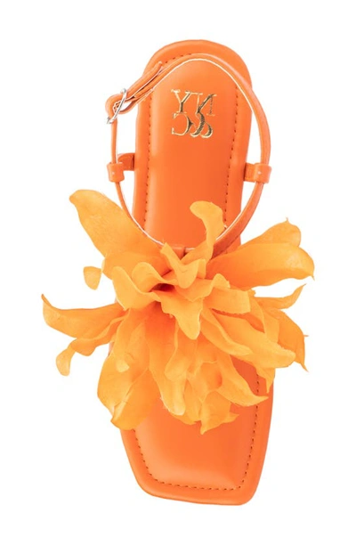 Shop New York And Company Flora Sandal In Orange