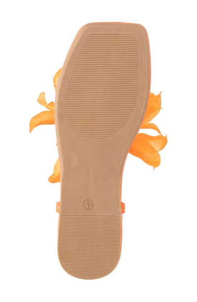 New York And Company Flora Sandal In Orange