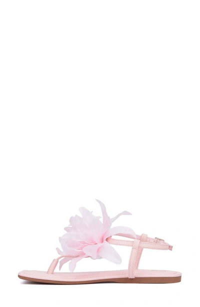 Shop New York And Company Flora Sandal In Pastel Pink