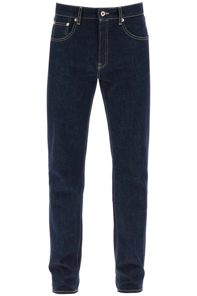 Shop Kenzo Slim Fit Bara Jeans In Blue