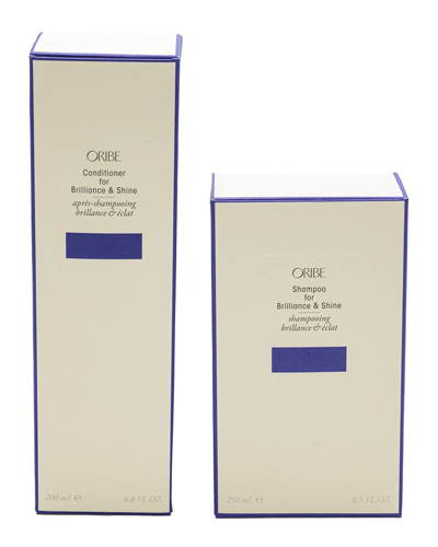 Shop Oribe Unisex 8.5,6.8oz Shampoo & Conditioner For Brilliance And Shine