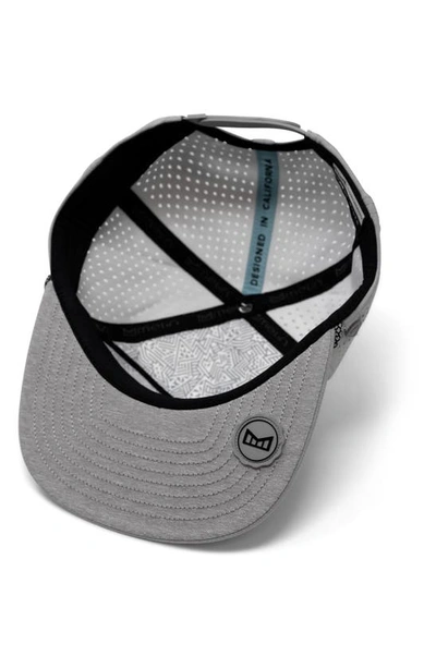 Shop Melin Coronado Brick Hydro Performance Snapback Hat In Heather Grey