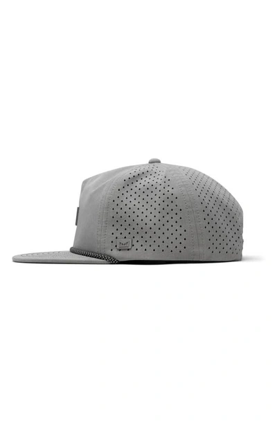 Shop Melin Coronado Brick Hydro Performance Snapback Hat In Heather Grey