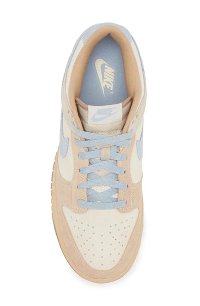 Shop Nike Dunk Low Sneaker In Coconut Milk/ Light Blue